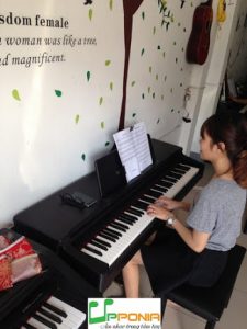 Ngọc tại lớp học của Trung Tâm Upponia